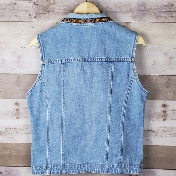 Vintage Bill Blass denim vest - Picture 4 of 4